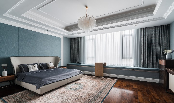 上海装修案例混搭风格装修案例，一个灰色系质感十足的家！