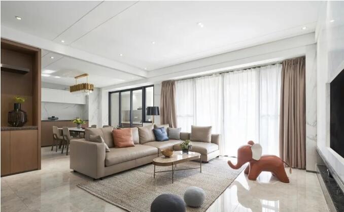 你家还是沙发+茶几？客厅还有哪些可能性？#上海装修##装修搭配#