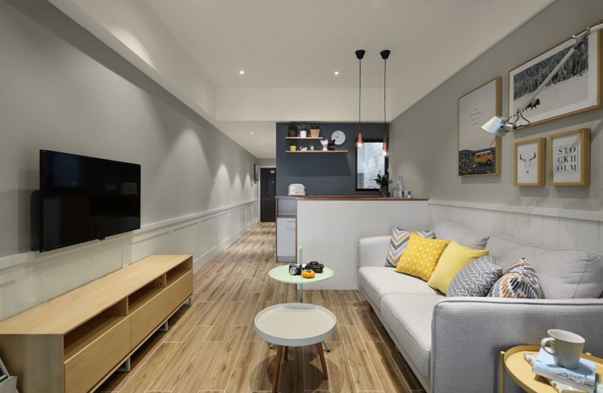 现代简约风格装修案例，温馨舒适高端质感的家！
